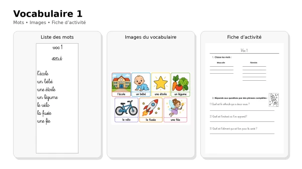 Vocabulaire par sons 4H