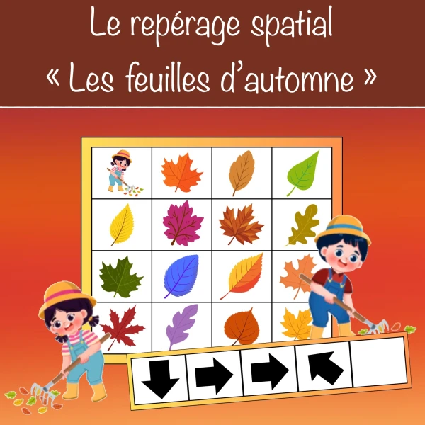 Le repérage spatial "Les feuilles d'automne"
