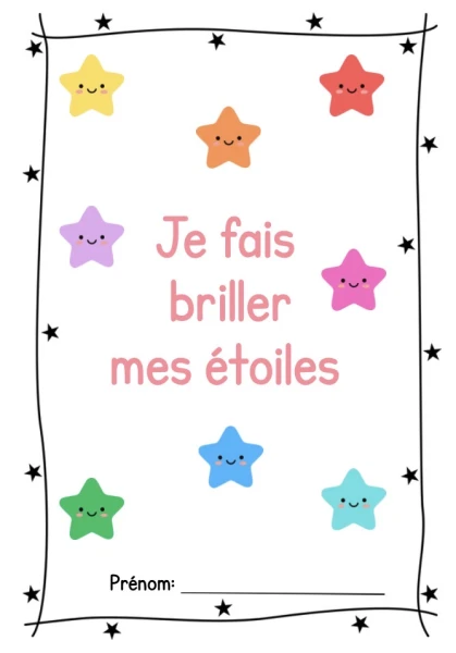 Plan de travail des étoiles
