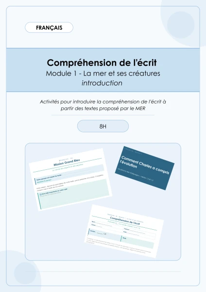 Compréhension de l'écrit - Module 1 - Introduire les textes