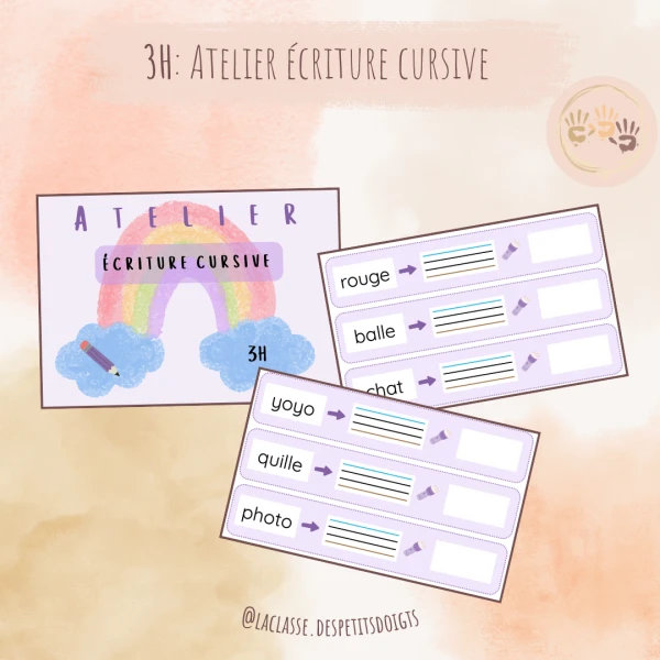 3H: Atelier script-cursive