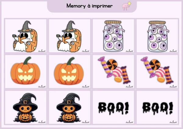 Memory d'Halloween