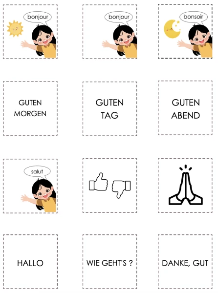 memory einheit 2 ALLEMAND