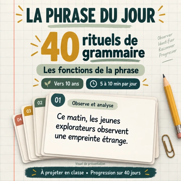 Fonction de la phrase: Rituel