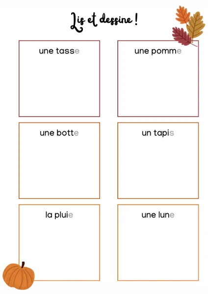 Atelier lis et dessine 3H