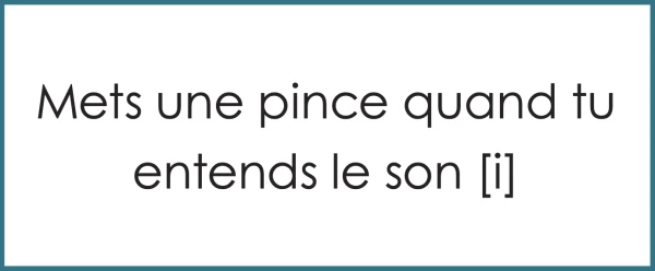 j'entends / je n'entends pas - son i