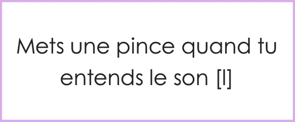 j'entends / je n'entends pas - son l
