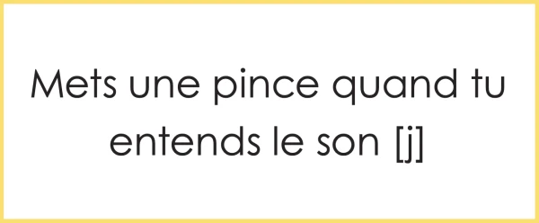 j'entends / je n'entends pas - son j