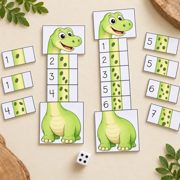 Dino - Qui aura le plus long cou ?