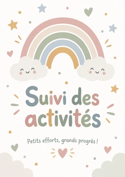 Suivi des activtés - Tableaux à cocher