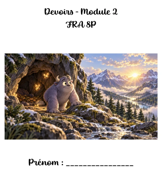 Dossier de devoirs - FRA 8P - Module 2