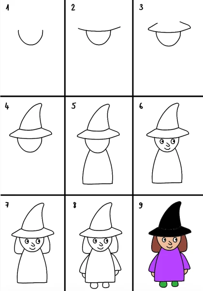 Dessins pas à pas (Ateliers Halloween)