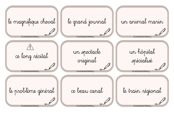 6H Module 1 - Orthographe - Accords GN al-aux