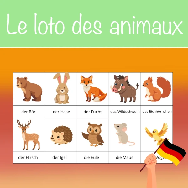 Le loto des animaux