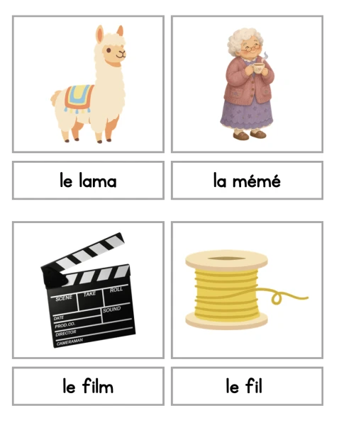 lecture mots simples