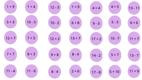 puissance 4_ addition et soustraction jusqu'à 20