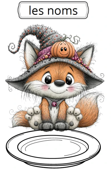 Nature des mots d'Halloween