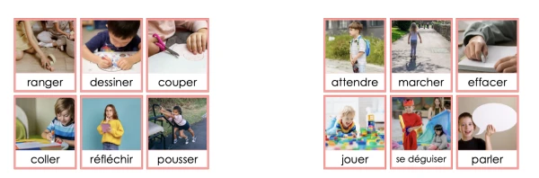 vocabulaire verbes illustrés