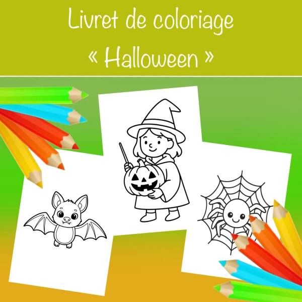 Livret de coloriage "Halloween"