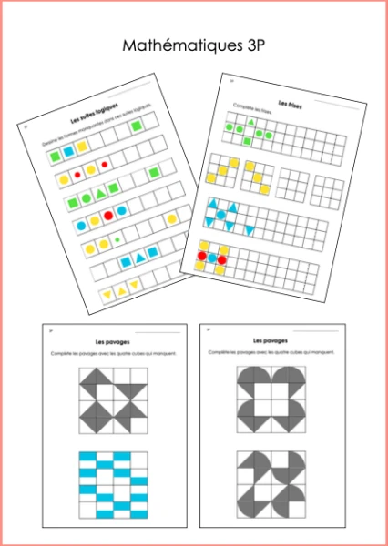 3P Math: suites, frises et pavages