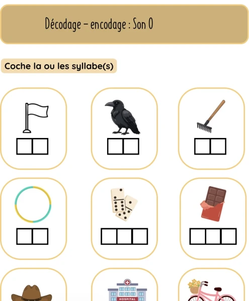 Ateliers d'entrainement - Son O