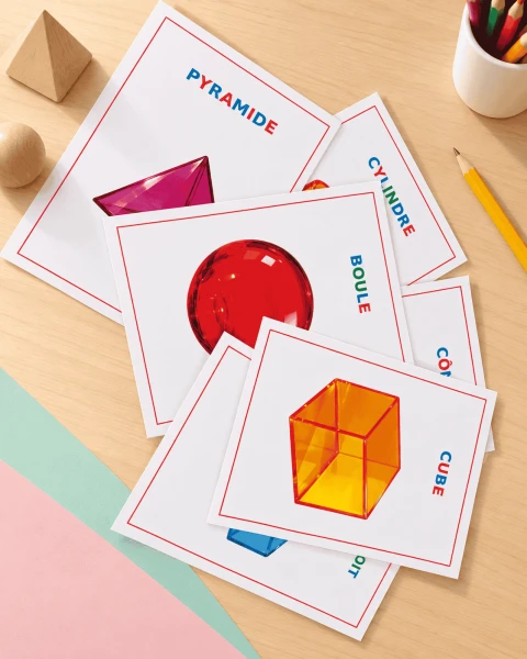 Affiche et exercice Solides maths