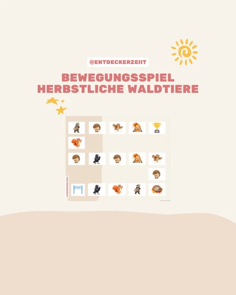 Jeu de mouvement_Automne_Animaux de la forêt