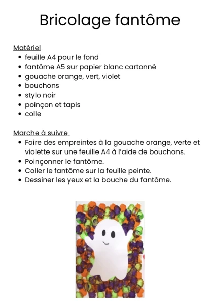 Bricolage fantôme