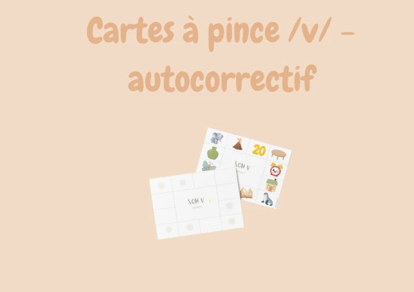 3H - Cartes à pince, son v