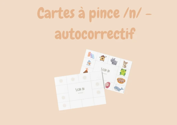 3H - Cartes à pince, son n