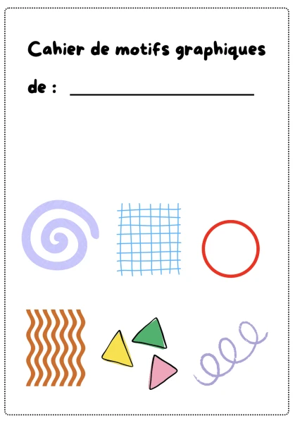Cahier de motifs graphiques
