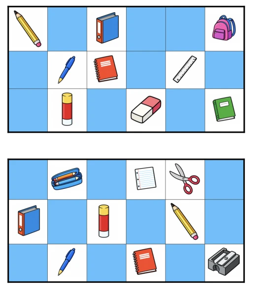 Allemand 6P - Einheit 5 - Loto objets de la classe