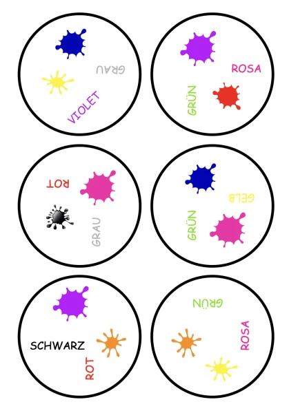 Allemand 6P - Jeu les couleurs
