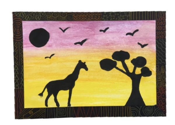 Bricolage - Paysage d'Afrique