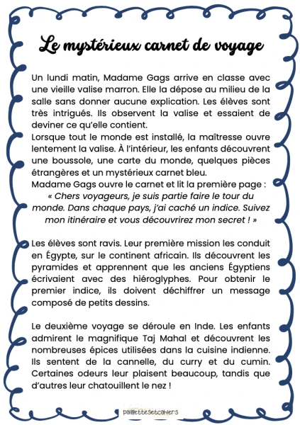 Histoire - Compréhension orale / écrite