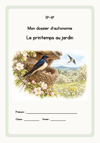 Dossier autonomie - Le printemps au jardin