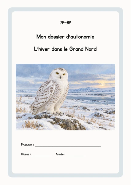 Dossier autonomie - L'hiver dans le Grand Nord