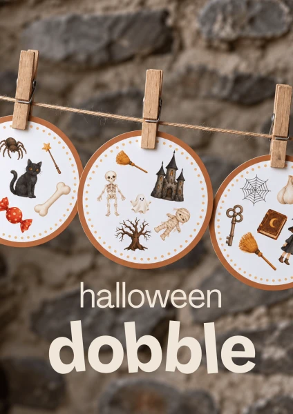 Halloween Dobble Spiel
