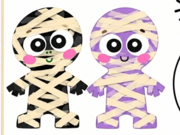 Bricolage squelette - Halloween