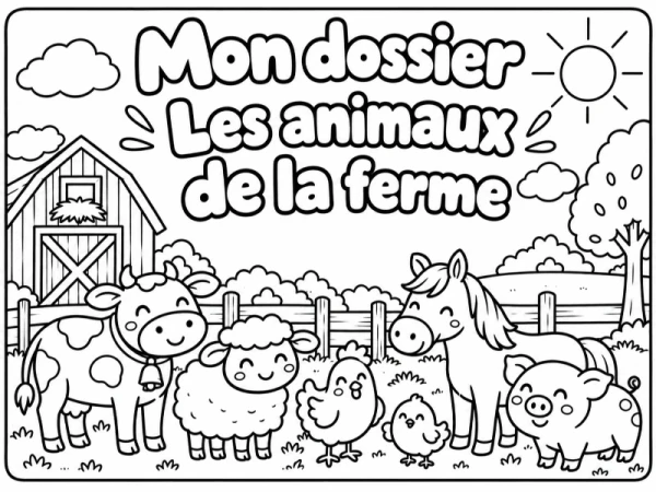 CE - Les animaux de la ferme - Dossier élève