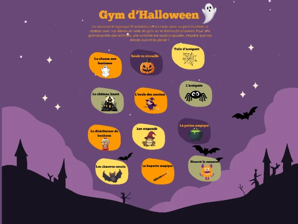 Gym d'Halloween 👻🎃🧪