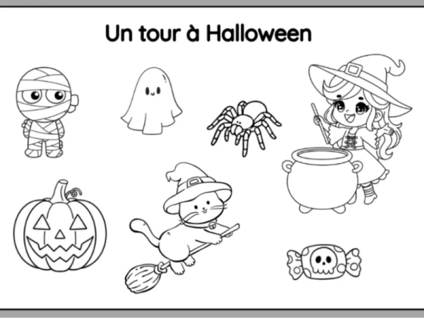 Compréhension orale ou écrite - Un tour à Halloween