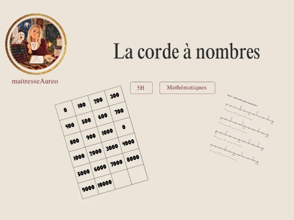 5H la corde à nombres
