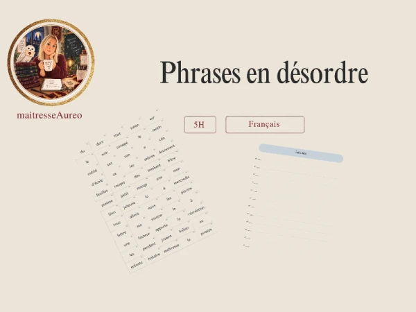 5H Phrases en désordres