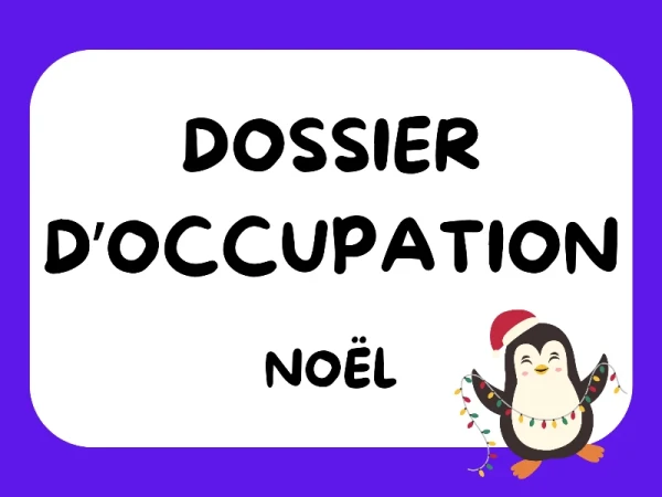 Dossier d'occupation - Noël