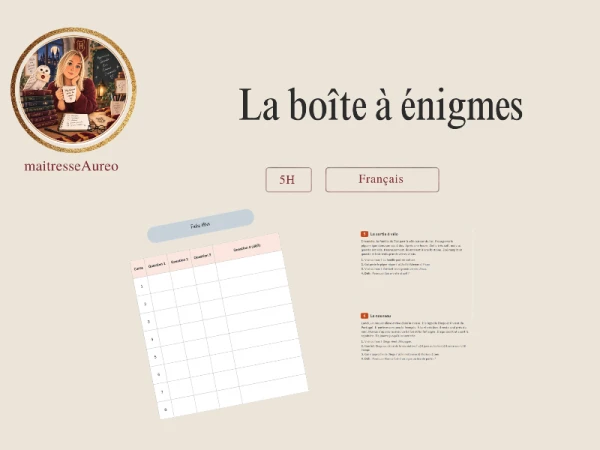 5H la boîte à énigmes