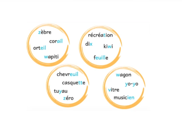 Vite! Trouve les 2 graphèmes identiques.