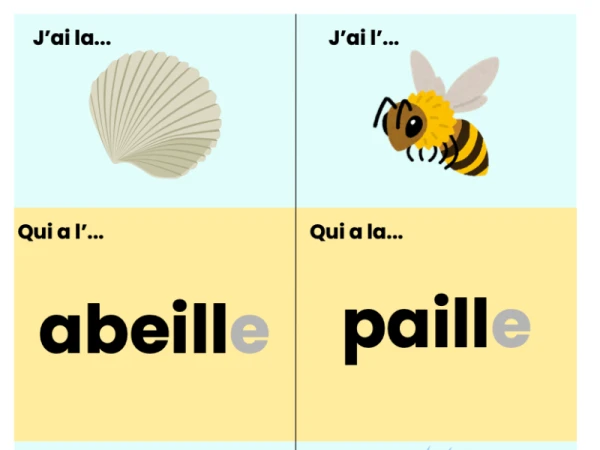 J'ai...qui a... son /ill/