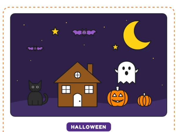 Coloriages sous consignes, halloween