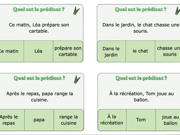 Cartes à pinces prédicat